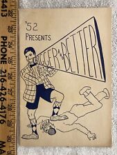 1952 Mount Holyoke MA College University Bigger Better Play Program Book Vintage picture