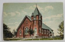 Hatfield Pennsylvania Grace Evangelical Church 1913 to Dillsburg Postcard T3 picture
