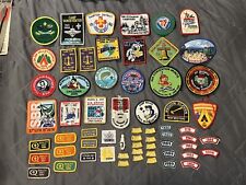 HUGH BOY SCOUT PATCH MERRIT BADGE LOT OF 61 GREAT COLLECTION SCOUTS BADGES picture