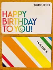 Lot Of 2 Nordstrom Rainbow Gift Cards No $ Value Collectible picture