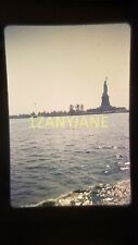 AF01 VINTAGE 35mm SLIDE TRANSPARENCY Photo DISTANT VIEW OF STATUE OF LIBERTY picture