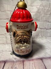 Enesco Drinkin' Ain't For Dogs Vintage Decanter with Cork Ceramic Decanter Japan picture