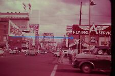 1950s 35mm slide Reno Nevada Flying A Service Harold's Club Gambling St #1006 picture