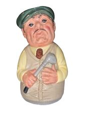 Vintage 1985 Royal Doulton Major Green the Golfer Toby Character Jug D-6740 picture
