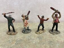 Hawthorne Village Horror Freddy Krueger, (2) Leatherface & Jason Figures picture