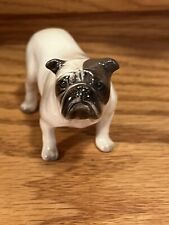 Hagen Renaker Bulldog Dog Brown and White Face * Repaired *  Mini Winston picture