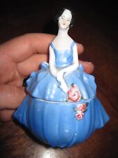 Vintage Antique Nancy Pert Porcelain Ceramic Dresser Doll Jar Box Erphila German picture