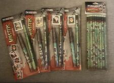 USPS Classic Monster Stamps 1997 Collectible Pen, Pencil, & Eraser Set Lot picture