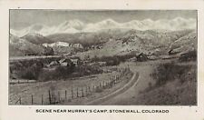 Postcard CO Stonewall Scene Near Murray's Camp c1907-15 Las Animas County Unused picture