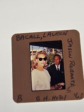 LAUREN BACALL ACTRESS PHOTO 35MM FILM SLIDE WITH JASON ROBARTS picture
