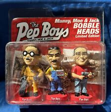 Pep Boys Manny Moe and Jack Bobblehead Limited Edition NEW SEALED c16 picture