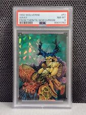 1992 Marvel WOLVERINE Prism #P2 Away - PSA 8 - From Then Til Now II Comic Images picture