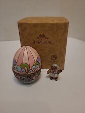 Rare Jim Shore Boyds Maybelle's Easter Egg w/ Artie Eggsworth 4021400 w/ Box picture