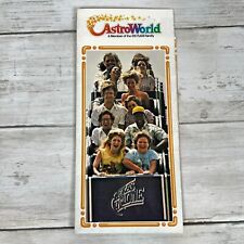 1977 Astroworld Brochure Texas Cyclone Houston Park Vintage Ticket Schedule picture