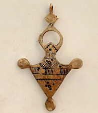 Very rare handmade amulet moroccan ancient engraved antique picture