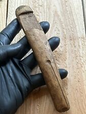 Tomachee Artifacts 👣 ESKIMO INUITS LARGE SIDE NOTCHED KNIFE HANDLE  BERING AK🔥 picture