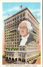 Jacksonville, FL Florida, Hotel George Washington, Vintage Postcard Posted  picture