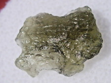 3.057 carats 17mm MOLDAVITE from Czech Republic from impact with a COA picture
