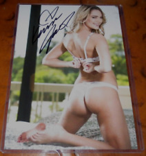 Kenna James adult film star model signed autographed photo Penthouse Pet 2016 picture
