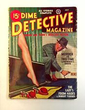 Dime Detective Magazine Pulp Jul 1947 Vol. 54 #4 VG picture