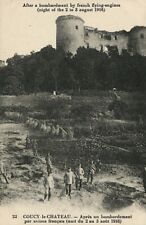 CPA 02 - Coucy-le-Chateau - After a bombing by French planes picture