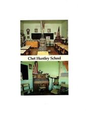 POSTCARD- INTERIOR OF RESTORED CHET HUNTLEY SCHOOL, SACO MT BK37 picture