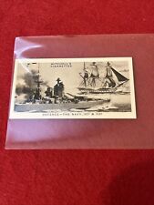 1937 Mitchell “Wonderful Century” 1837-1937 DEFENSE-THE NAVY Tobacco Card #18 EX picture