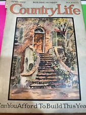 COUNTRY LIFE MAG APRIL 1922  VG+  great ads incl full page by Maxwell Parrish picture