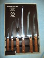 Vintage Rogers Stainless Cutlery Set w/Carving plus Paring Pieces Included picture