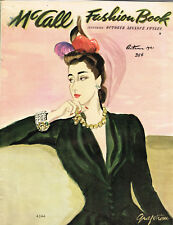 1940s McCall Fall 1941 Fashion Book Magazine Pattern Book Catalog E-Book on CD picture
