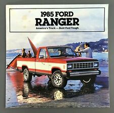 1985 Ford Ranger Pickup Truck Showroom Sales Booklet Dealership Auto Brochure  picture