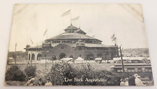 St Paul Minnesota LIVE STOCK AMPHITHEATER Antique 1908 RPPC Real Photo POST CARD picture