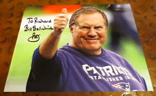 Bill Belichick coach New England Patriots signed autographed photo 