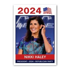 Nikki Haley 2024 Presidential Election Novelty Custom Trading Card USA picture
