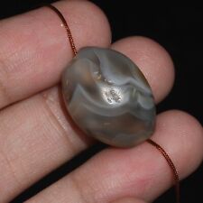 Genuine Ancient Old Central Asian Agate Stone Bead in Perfect Condition picture
