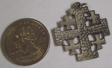 Vintage crusade cross religious pendant medal picture