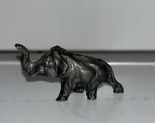 Pewter Elephant African Jungle Zoo Good Luck Silver Metal Figurine  B picture