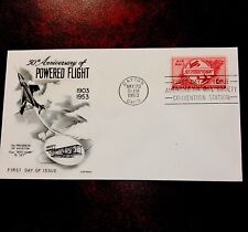 1953 - The 50th Anniversary of Aviation & First Day Cover of its own stamp picture