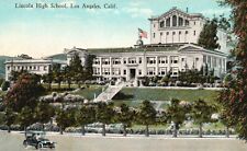 Postcard CA Los Angeles Lincoln High School Divided Back Vintage PC G9934 picture