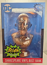 Diamond Select Batman 1966 Shakespeare Bust Bank MINT in box with Bonus Backdrop picture