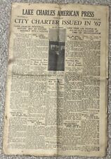 Lake Charles American Press Newspaper Pioneer Edition October 30, 1935 picture