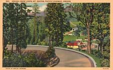Postcard OR Pacific Highway Mt Sexton Graves Creek Loops 1946 Vintage PC G6434 picture