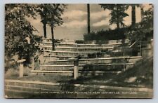 c1956 Camp Pe-Co-Meth Near Centreville Maryland Outdoor Chapel  VINTAGE Postcard picture