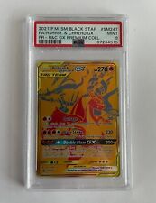 Pokemon Card Reshiram e Charizard Gx Sm247 - Tag Team - Black Star Promo - PSA 9 picture