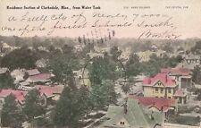 Birdseye Residence Section Clarksdale Mississippi MS Water Tank c1910 Postcard picture