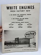 1963 WHITE MOTOR COMPANY ENGINES Fresh Factory New Price List CHICAGO DEALER PIC picture