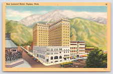 Postcard Ogden Utah Historic Ben Lomond Hotel On Washington Boulevard picture