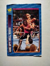 1998 WWF wrestling magazine Stone cold Steve Austin Give up? Hell Nooo Card #186 picture