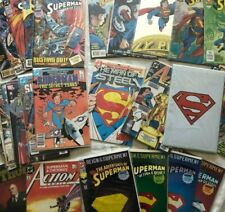 30x SUPERMAN MIX LOT VINTAGE 80s 90s+ ACTION 598 ADVENTURES OF MAN OF STEEL picture