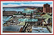 THE PIKE, LONG BEACH, CALIF ~ FUN HOUSE, STRAND THEATRE ~postcard~ 1915-1930   picture